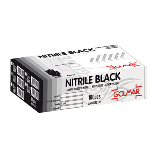 Guanti in Nitrile Black Golmar 100pz TAGLIA S - immagine 2