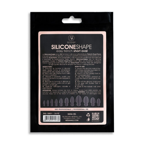 silicone shape easy french short oval