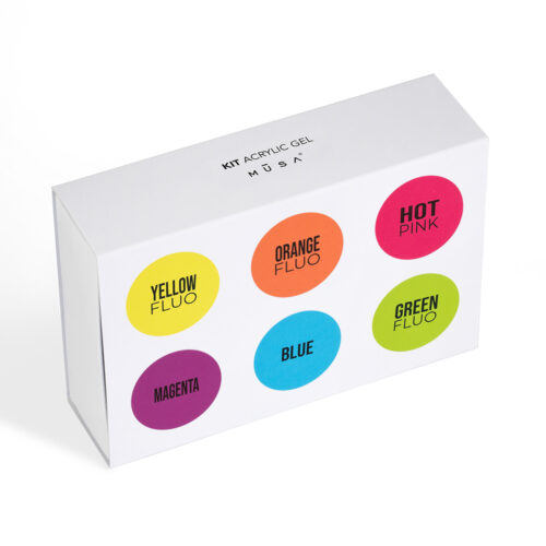 kit acrylic gel Fluo