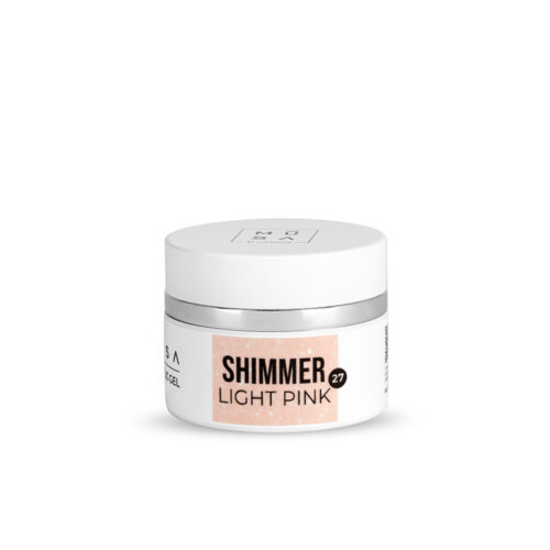 acrylic gel shimmer light pink 27 - 15ml